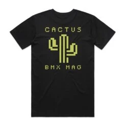 Cactus BMX Mag 8 Bit T-Shirt Black