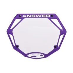 Answer Mini Number Plate -Canyon Sport Store answer bmx purple 3d number plate