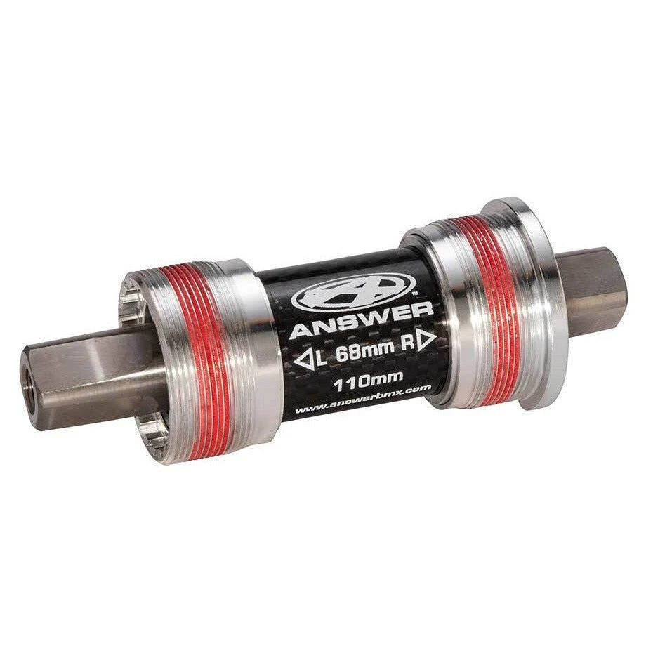 Answer Euro BB Square Taper Titanium Spindle Bottom Brackets (110mm) 1 Answer Euro BB Square Taper Titanium Spindle Bottom Brackets (110mm)