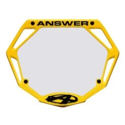 Answer Mini Number Plate -Canyon Sport Store answer mini number plate number plates elite cycle imports yellow 5