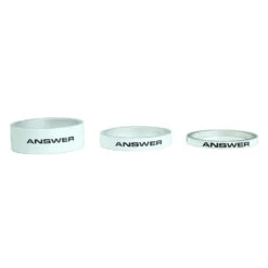 Answer Pro 1-1/8in Alloy Headset Spacer (Set Of 3) -Canyon Sport Store answer pro 1 18in alloy headset spacer set of 3 headsets elite cycle imports 1 18 inch white 4