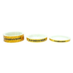 Answer Pro 1-1/8in Carbon Headset Spacer (Set Of 3) -Canyon Sport Store answer pro 1 18in carbon headset spacer set of 3 headsets elite cycle imports 1 18 inch gold 3