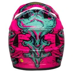 Bell Sanction 2 DLX MIPS Bonehead Pink/Torquoise -Canyon Sport Store bell sanction 2 dlx mips bonehead pinktorquoise helmets cassons pinktorquoise xs s 4