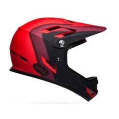Bell Sanction Matte Red/Black Presence Helmet