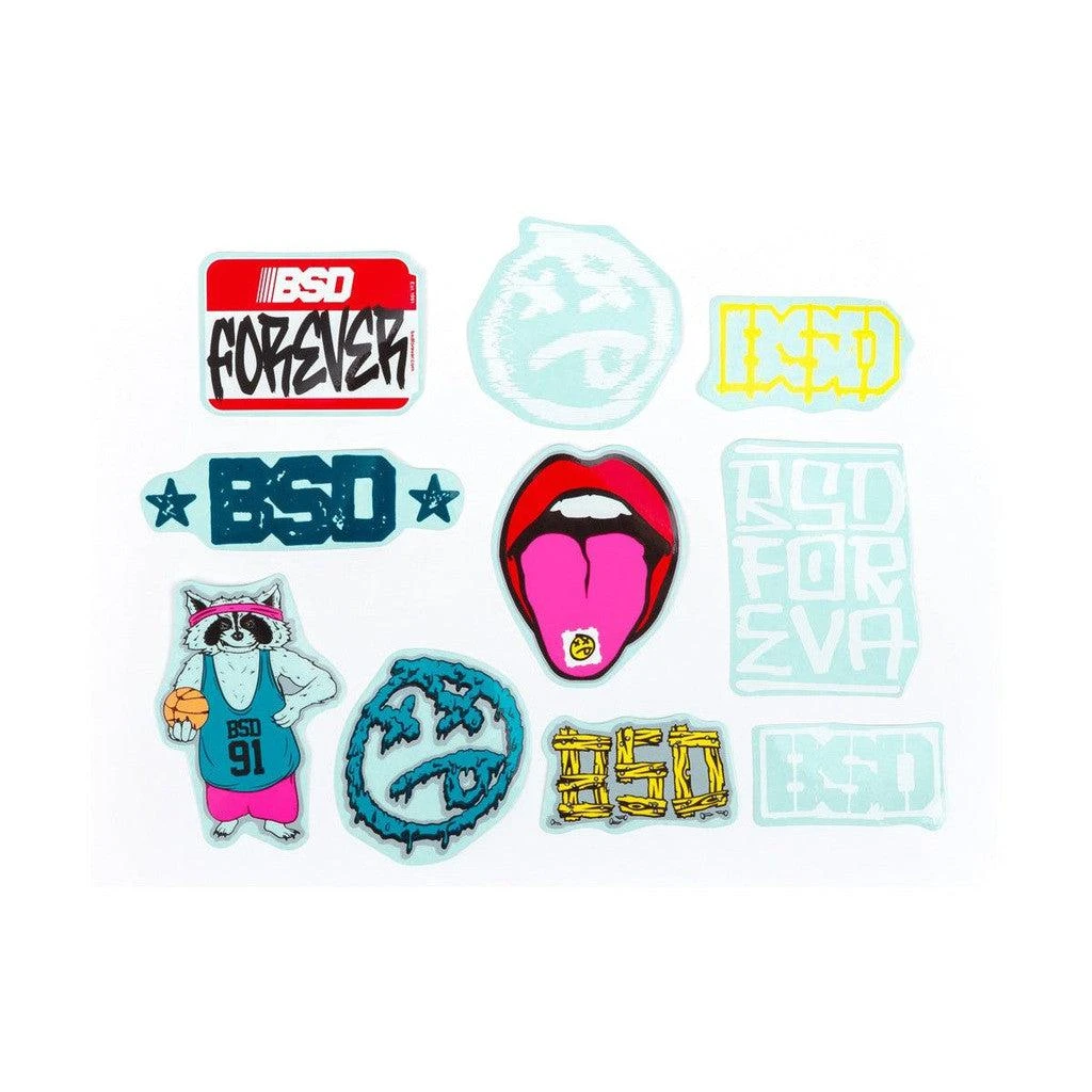 BSD Sticker Pack (10 Pack) 1 BSD Sticker Pack (10 Pack)