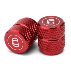 Cinema Alloy Valve Caps -Canyon Sport Store cinema alloy valve caps valve caps bmx international red 6