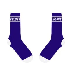 Colony BMX Logo Socks 6 Colony BMX Logo Socks -Canyon Sport Store colony bmx logo socks socks family distribution navy one size 3