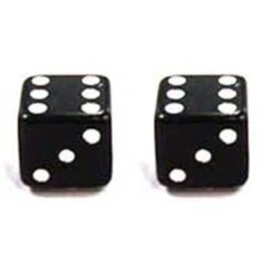 Dice Valve Caps (Pair)