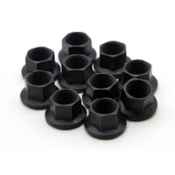DRS Axle Nuts 14mm (10 Pack) -Canyon Sport Store drs axle nuts 14mm 10 pack nuts and bolts bmx international black 3