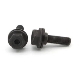 Eclat Exile Bolt & Washer (Pair) -Canyon Sport Store eclat exile bolt washer pair nuts and bolts bmx international black 38 w14mm step hex rear 3