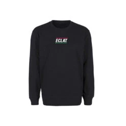 Eclat Pizza Place Embroidered Crew Neck