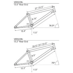 Fly Bikes Dove 13.2 Frame (Josh Dove Signature) 15 Fly Bikes Dove 13.2 Frame (Josh Dove Signature) -Canyon Sport Store fly bikes dove 13 2 frame josh dove signature frames fly bikes gloss black 20 5 5