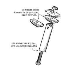 Fly Bikes Motosierra Railed Seat Post -Canyon Sport Store fly bikes motosierra railed seat post seat posts fly bikes flat black 25 4mm 3