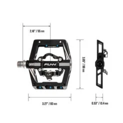 Funn Mamba S SPD Pedals -Canyon Sport Store funn mamba s spd pedals pedals kwt imports black 916 inch 7