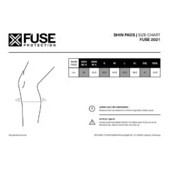 Fuse Alpha Whip Shin Ankle Combo Pads -Canyon Sport Store fuse alpha whip shin ankle combo pads shin pads bmx international black kids xs s 3