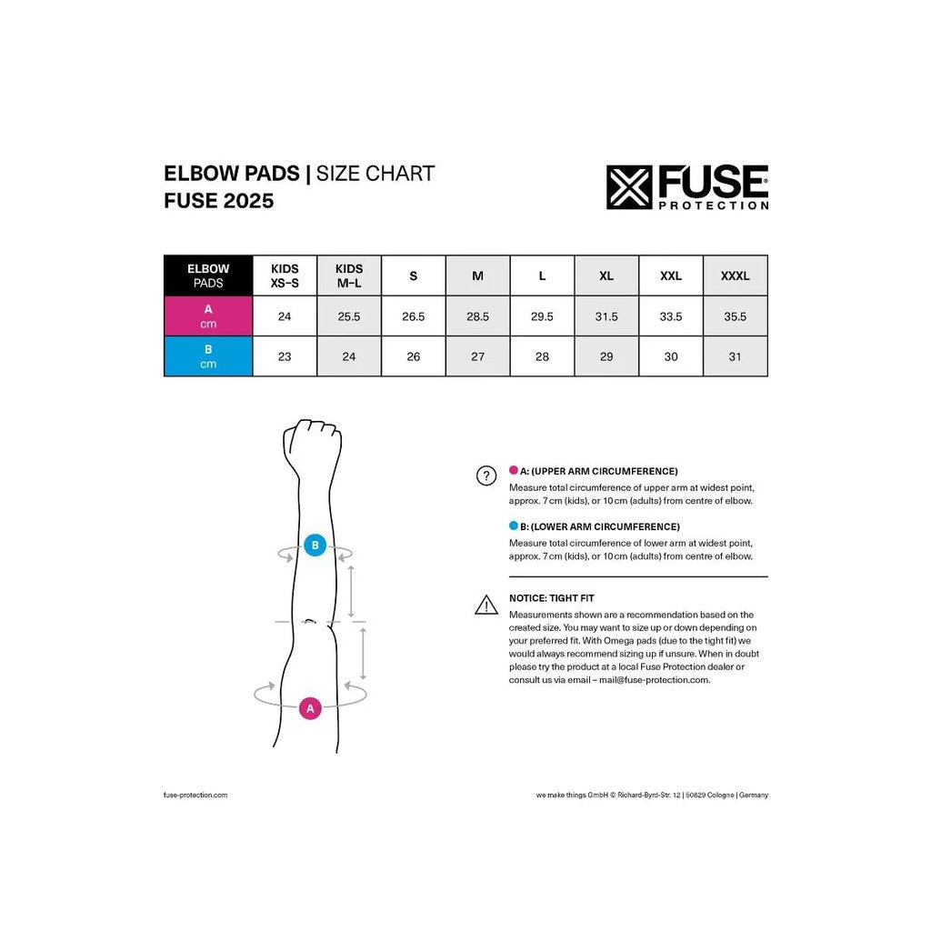 Fuse Delta Elbow DFS Pads (Pair) 3 Fuse Delta Elbow DFS Pads (Pair) - Image 3