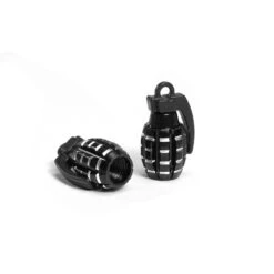 Grenade Valve Caps (Pair) -Canyon Sport Store grenade valve caps pair valve caps luxbmx black 4