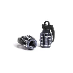 Grenade Valve Caps (Pair) -Canyon Sport Store grenade valve caps pair valve caps luxbmx grey 8