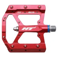 Apollo® HT AE05 Pedals (Alloy / CNC CRMO) -Canyon Sport Store ht ae05 pedals alloy cnc crmo pedals apollo red 916 inch 8