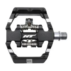 HT D1 Dual Function Clip/Flat Pedals -Canyon Sport Store ht d1 dual function clipflat pedals pedals apollo black 916 inch 3