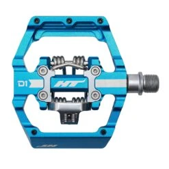 HT D1 Dual Function Clip/Flat Pedals -Canyon Sport Store ht d1 dual function clipflat pedals pedals apollo marine blue 916 inch 7