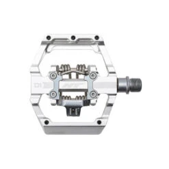HT D1 Dual Function Clip/Flat Pedals -Canyon Sport Store ht d1 dual function clipflat pedals pedals apollo silver 916 inch 5