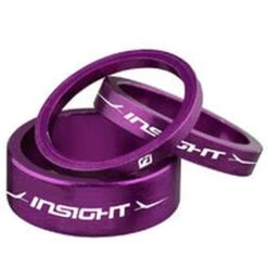 Insight Head Set Spacers 1-1/8 Alloy 3, 5 & 10mm -Canyon Sport Store insight head set spacers 1 18 alloy 3 5 10mm headsets elite cycle imports 1 18 inch purple 9
