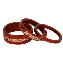 Insight Head Set Spacers 1-1/8 Alloy 3, 5 & 10mm -Canyon Sport Store insight head set spacers 1 18 alloy 3 5 10mm headsets elite cycle imports 1 18 inch red 7