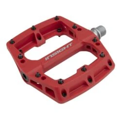 Insight Thermoplastic Platform Pedals -Canyon Sport Store insight thermoplastic platform pedals pedals elite cycle imports red 916 inch 3