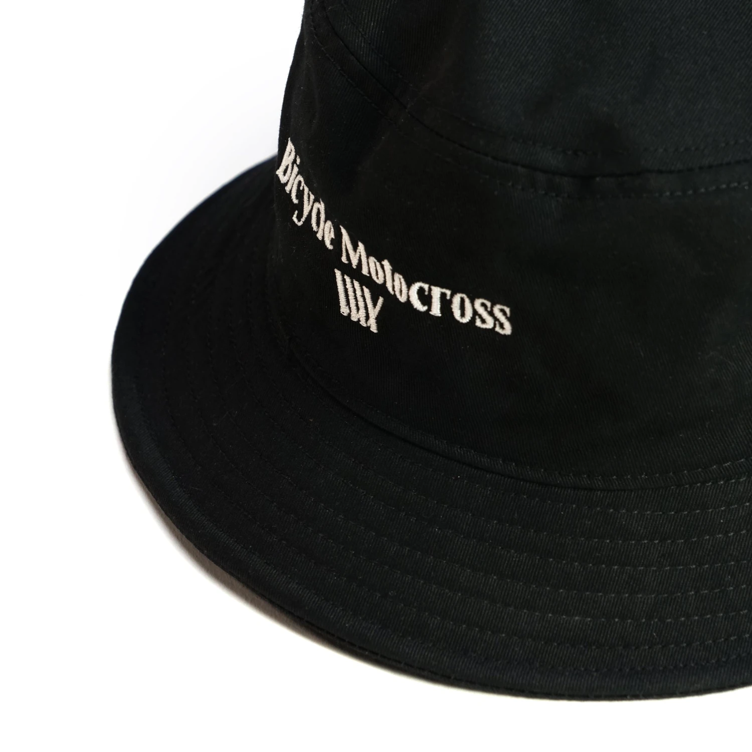 LUXBMX Bicycle Motocross Bucket Hat Black 2 LUXBMX Bicycle Motocross Bucket Hat Black - Image 2