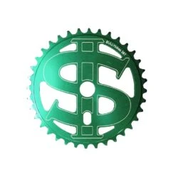 MCS Bully Big Money Chainwheel -Canyon Sport Store mcs bully big money chainwheel sprockets bmx international green 36t 3