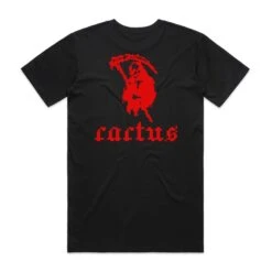 Cactus BMX Mag Print Is Dead T-Shirt Black