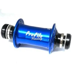 Profile AC-2 BMX Front Hub -Canyon Sport Store profile ac 2 bmx front hub front hubs elite cycle imports blue 36 hole 3