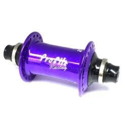 Profile AC-2 BMX Front Hub -Canyon Sport Store profile ac 2 bmx front hub front hubs elite cycle imports purple 36 hole 6