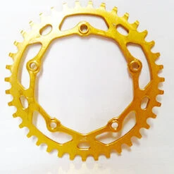 Rennen 5 Bolt 110 Threaded Chainring -Canyon Sport Store rennen 5 bolt 110 threaded chainring chainrings elite cycle imports gold 40t 15