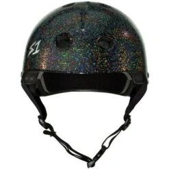 S-One Helmet Lifer Black Gloss Glitter 7 S-One Helmet Lifer Black Gloss Glitter -Canyon Sport Store s one helmet lifer black gloss glitter helmets trinity distribution glitter xs 3