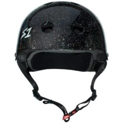 S-One Helmet Mini Lifer Black Gloss Glitter -Canyon Sport Store s one helmet mini lifer black gloss glitter helmets trinity distribution glitter xs 3