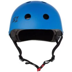 S-One Helmet Mini Lifer Cyan Matte -Canyon Sport Store s one helmet mini lifer cyan matte helmets trinity distribution cyan xs 3