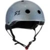 S-One Helmet Mini Lifer Silver Gloss Glitter