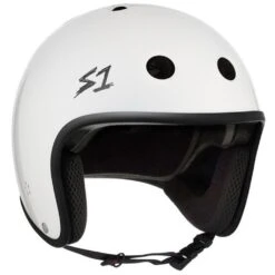 S-One Helmet Retro Lifer White Gloss