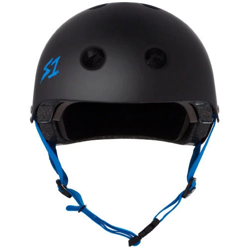 S-One Lifer Helmet / Black Matte/Cyan Straps 3 S-One Lifer Helmet / Black Matte/Cyan Straps - Image 3