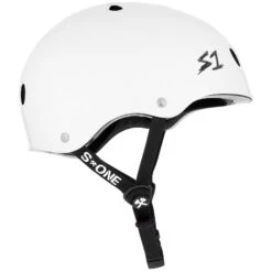 S-One Lifer Helmet / White Gloss 7 S-One Lifer Helmet / White Gloss -Canyon Sport Store s one lifer helmet white gloss helmets trinity distribution white gloss xs 3