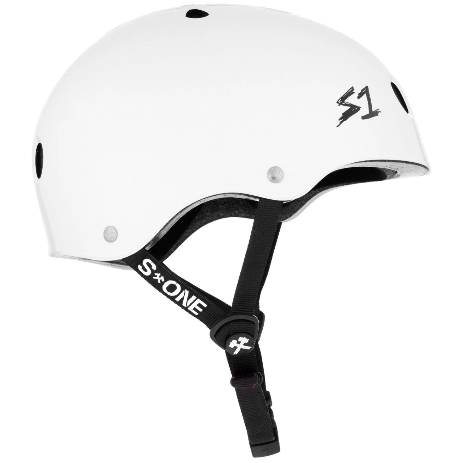 S-One Lifer Helmet / White Gloss 3 S-One Lifer Helmet / White Gloss - Image 3