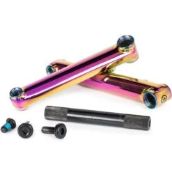 Salt Plus Pro48 Cranks W/ Bottom Bracket -Canyon Sport Store salt plus pro48 cranks w bottom bracket cranks bmx international oil slick 170mm 5