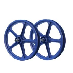 Skyway Tuff 5 Spoke 16 Inch Wheelset -Canyon Sport Store skyway tuff 5 spoke 16 inch wheelset wheel sets bmx international blue right hand drive 2