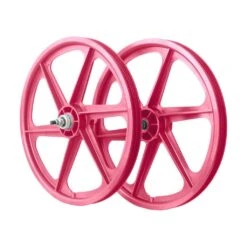 Skyway Tuff 6 Spoke Wheelset -Canyon Sport Store skyway tuff 6 spoke wheelset wheel sets bmx international pink right hand drive 3