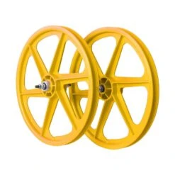 Skyway Tuff 6 Spoke Wheelset -Canyon Sport Store skyway tuff 6 spoke wheelset wheel sets bmx international yellow right hand drive 9