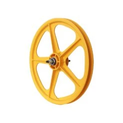 Skyway Tuff II 5 Spoke Rear Wheel 10 Skyway Tuff II 5 Spoke Rear Wheel -Canyon Sport Store skyway tuff ii 5 spoke rear wheel rear wheels bmx international yellow right hand drive 4