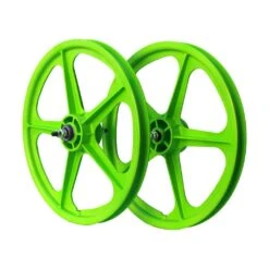 Skyway Tuff II 5 Spoke Wheelset -Canyon Sport Store skyway tuff ii 5 spoke wheelset wheel sets bmx international green right hand drive 3
