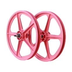 Skyway Tuff II 5 Spoke Wheelset -Canyon Sport Store skyway tuff ii 5 spoke wheelset wheel sets bmx international pink right hand drive 6
